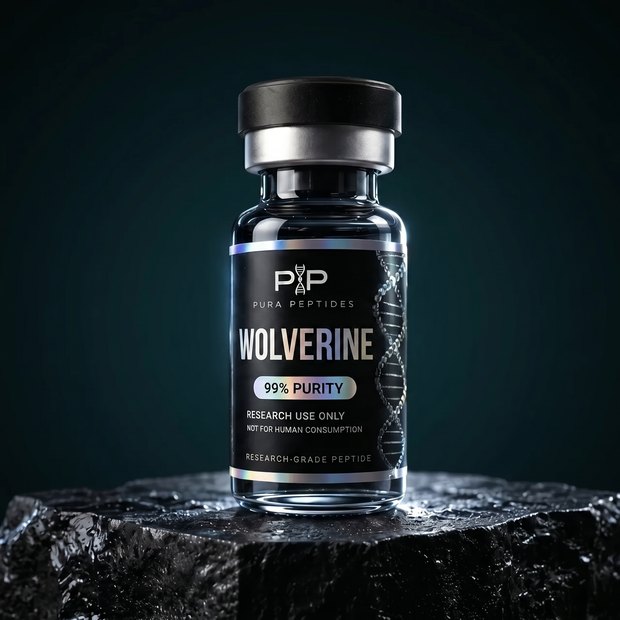 Vial de Wolverine, compuesto de investigaci&oacute;n 99% de pureza &mdash; Pura Peptides